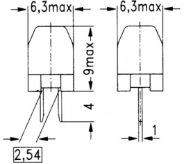 B59339-A1501-P20, PTC-резистор с выводами 500 Ω 120 °C, TDK-Epcos