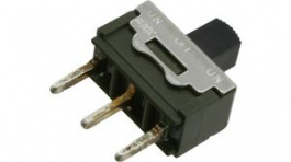 MS13ANW03, Переключатель: движковый; Пол: 3; SP3T; 3A/250ВAC; ON-OFF-ON, NKK Switches (NIKKAI, Nihon)