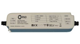 RND 500-00061, LED Driver, Constant Voltage, 60W 2.5A 24V IP67, RND power