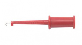 4233-2, Щуп-зажим; типа крючок; 3А; 150ВDC; красный; 2,29мм; L: 43,43мм, Pomona