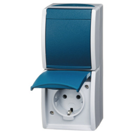 20-02 EW-53, Safety socket 167 x 74 x 55 mm 16 A F (CEE 7/4) White, Busch-Jaeger