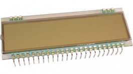 THE 133-RS-30/6,35/12° (3 VOlt), 7-segment LCD 9.0 mm 1 x 8, Display Elektronik
