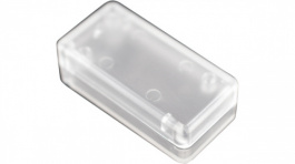 1551BCLR, Miniature plastic enclosure 25 x 50 x 15.5 mm Transparent ABS, Hammond