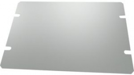 1431-8, Bottom Mounting Plate 143x1x76mm Steel Grey, Hammond