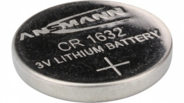 1516-0004, Lithium Button Cell Battery,&nbsp;&nbsp;Lithium Manganese Dioxide, 3 V, Ansmann