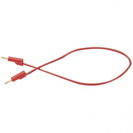 009 10002 011417, Test lead diam. 2 mm Black 100 cm 0.5 mm2, Buschel