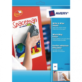 24902, Write and Wipe Sheets A4, Zweckform