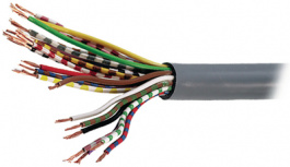 LI-YCY 6X0,50 MM2 unshielded, Control cable unshielded 6 x0.50 mm2 Bare copper stranded wire unshielded grey, Cabloswiss