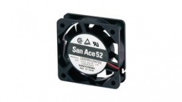 109P0524A701, Axial Fan DC Ball 52x52x15mm 24V 0.37m\x1a/min, Sanyo Denki