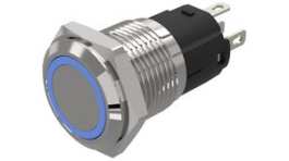 82-4551.2124, Illuminated Pushbutton 1CO, IP65/IP67, LED, Blue, Maintained Function, EAO