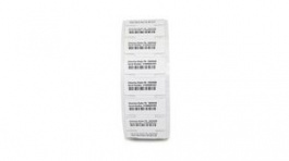 SAMPLE27755R, Label Roll, Polyester, 13 x 45mm, 100pcs, White, Zebra