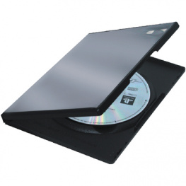 83357, DVD cases 5pieces,black, Fellowes
