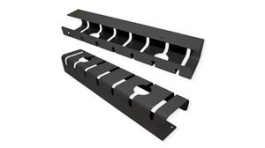 17.03.1303, Cable Organizer Tray, Black, Suitable for Desk Mount, Roline