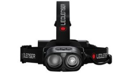 502124, Headlamp, LED, Rechargeable, 1600lm, 230m, IP68, Black, LED Lenser