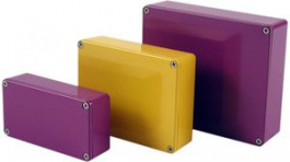 1590BPR, Diecast Stomp Box, Aluminium, Purple, 60 x 112 x 31 mm, Hammond