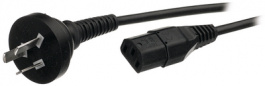 6900-822.60, 3-контактный аппаратный кабель с китайским шт Китай-Штекер C13-Разъем 2.5 m, Feller Aut