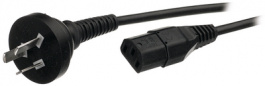 6900-822.60, Apparatus cable 3-pole with plug China China Male (PRC/3) IE, Feller Aut