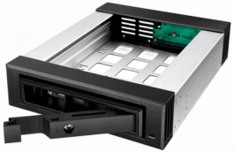 IB-129SSK-B, Hard drive mobile rack SATA 3.5"/2.5" black, ICY BOX