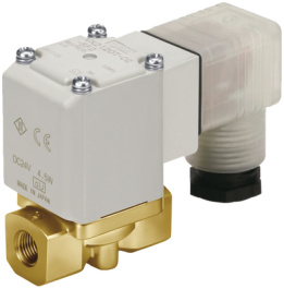 VX253AGA, 2/2-Way Solenoid Valve 24 VDC ‹= 0.8 MPa 2/2 N/O contact (N., SMC PNEUMATICS