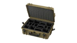 RND 600-00308, Watertight Case with Padded Dividers, 33.95l, 555x428x211mm, Polypropylene (PP), Brown, RND Lab
