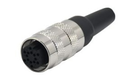RND 205-01413, Mini Connector Socket 14 Contacts, 3A, 60V, IP67, RND Connect