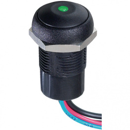 IRR3F422LOG, Push-button Switch Momentary function black, APEM