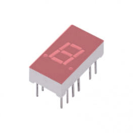 ELS322SURDR/S530-A3, 7-segment LED-display red 7.62 mm THT, Everlight