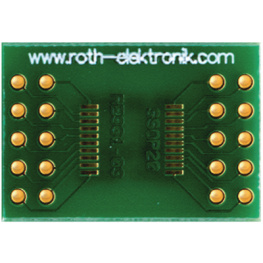 RE931-03, Laboratory card 20P 0.65 mm FR4 Epoxide + chem. Ni/Au, Roth Elektronik