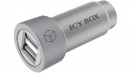 IB-CH201, USB car charger adapter, ICY BOX