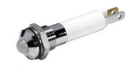 1908035W, LED Indicator, White, 1000mcd, 24V, 8mm, IP67, CML INNOVATIVE TECHNOLOGIES