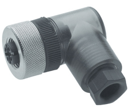 ELWIKA 5012 PG7, Cable socket, M12 5-pin angled, Hirschmann