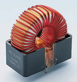 PE-53115NL, Дроссель: проволочный; THT; 150мкГн; 3А; 100мОм; ±20%; вертикальный, Pulse