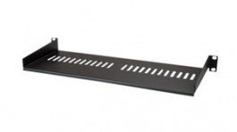 CABSHELF1U7V, Vented Cantilever Tray, Steel, 175mm, Black, StarTech.com