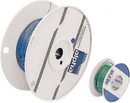 7054 SL001 [305 м], Stranded wire AWG 24 7 x diam. 0.20 mm grey PVC PU=305 M, Alpha Wire
