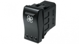 3251.0047, Rocker switch 1P 10 A 12 VDC / 24 VDC, Marquardt
