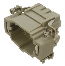 09330062602, Pin insert, 6-pin crimp connection, Han E, 6, Harting