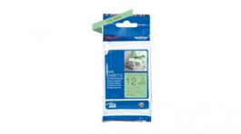 TZE-RM34, P-touch Tape, Fabric, 12mm x 4m, Green, Brother