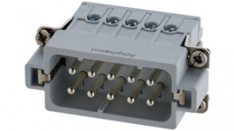 C146 10A010 002 4, Pin insert, 10-pin, C 146 A, Amphenol