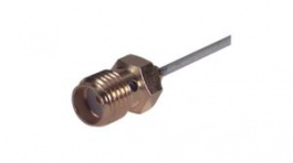 21 SMA-50-1-2/111 NE, RF Connector, SMA, Beryllium Copper, Socket, Straight, 50Ohm, Soldering Terminal, Huber+Suhner