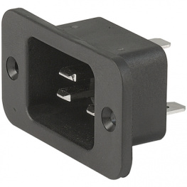 4798.9000.21, Разъем: питания AC; IEC 60320; C20 (I), V-lock; гнездо; "папа", Schurter
