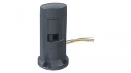 LD6A-0DZQB, Base Module with Alarm, Black, Direct Mount, 24VAC/VDC, IDEC