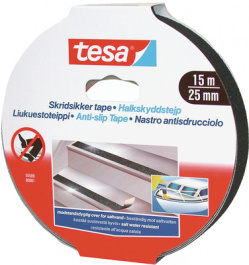 55589 25MM X 15 M BLACK, Anti slip tape black 25 mmx15 m, Tesa