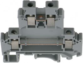 2774017, Соединитель: на рейку; Контактные группы:2; клеммы:4; серый; 32А, Phoenix Contact