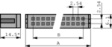 09185066813 Multipole socket DIN 41651 6, Female