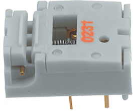 SRKL BK, Button with LED cut-out 24 VAC/DC 10 mA, C & K