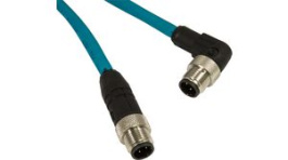 DW04DR117 TL359, Sensor Cable M12 Plug M12 Plug 10 m 1.6 A 250 V, Alpha Wire