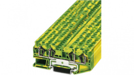 3031461, ST 4-QUATTRO-PE feed-through terminal block, 0.08...4.0 mm2 green-yellow, Phoenix Contact