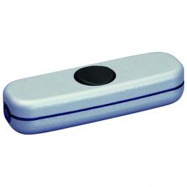 5055-020.01, Cord in-line switch, 1-pole, 250 VAC, Titanium, interBAR