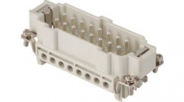 93601-0273, S-E Insert 16 Poles Plug, Screw Terminal, Molex