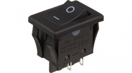 JWMW21RA1A, Rocker Switch, On-Off, 10 A, NKK Switches (NIKKAI, Nihon)
